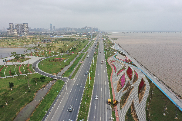 三灶灣海堤航拍圖 金灣區(qū)河長辦 三號閘至二號閘段.jpg