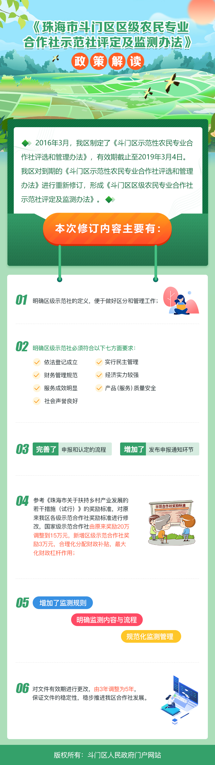《珠海市斗門區(qū)區(qū)級(jí)農(nóng)民專業(yè)合作社示范社評(píng)定及監(jiān)測(cè)辦法》政策解讀.jpg